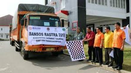 Penyaluran Bansos Rastra